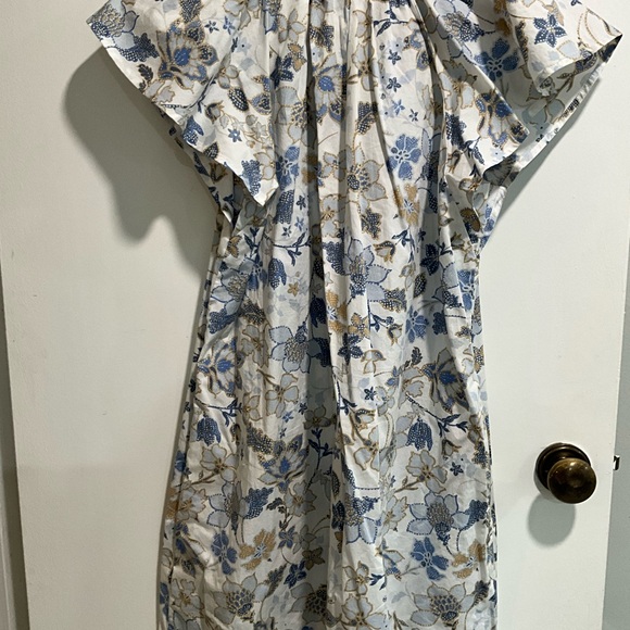 GAP Floral Mini Dress - Blue and Gold - Picture 3 of 3
